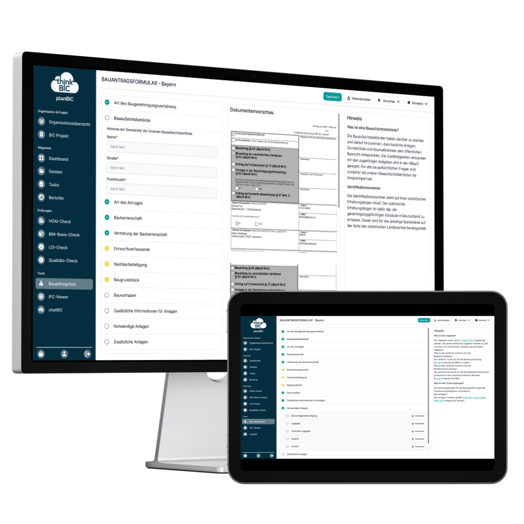 Bauantragstool, Grafik