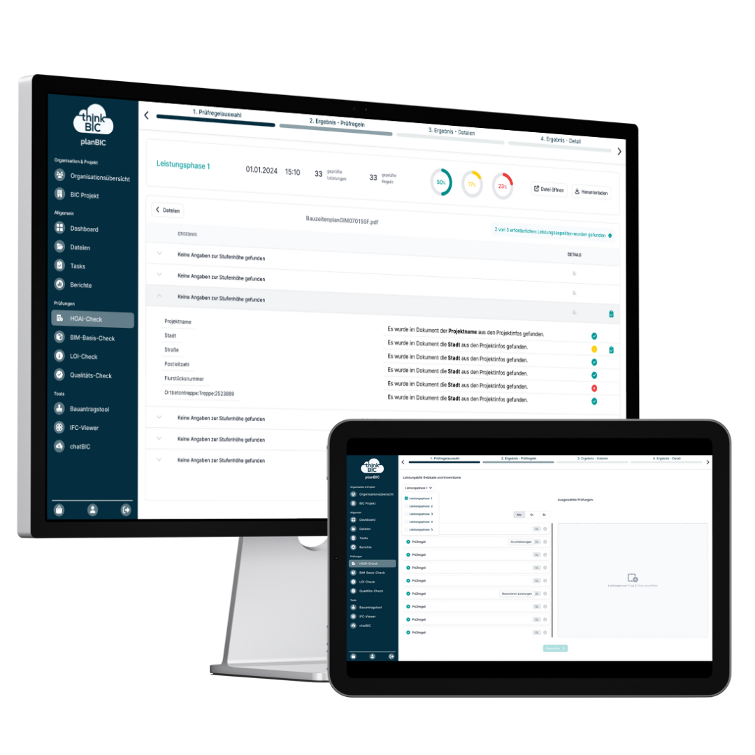HOAI-Check, planBIC, Grafik